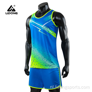 Groothandel Polyester Running Shorts Sport Wear Set